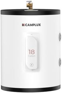 CAMPLUX Tank Water Heater Electric,18 Gallon Point of Use Instant Hot Water Heater 120v 1500W, Built-in Reliable T&P Relief Valve, Anode Rod for Hot Water Heater, UL Listed