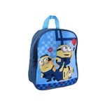 mybagstory - Minions backpack for boys nursery - nursery - blue - child - school - daycare - nursery - size 25 cm - adjustable straps - gift idea, Minions - Blue, Enfant