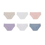 Hanes Women's Organic Cotton Panties Pack, Comfortsort Underwear, May Vary, Assorted Colors, 6-Pack Hipsters, 10 (Pack of 6)