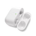 Wireless Charging Case Replacement Compatible for AirPods 3rd Generation for AirPods 3 Charger Case Only with Bluetooth Button Pairing Sync Button Without Earbuds