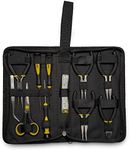 General Tools Precision Tool Set #PTS1 for Crafting, Hobbies, Jewelry and Home Repair, 11 Pieces Including Mini Pliers, Screwdrivers, Pick, Soft Tailor Cloth Tape Rule, Scissors and Tweezers