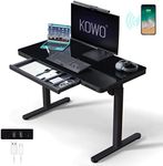 kowo Glass Top Height Adjustable El