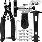 SBGGRL Bike Chain Tool Repair Kit,Bicycle Chain Removal Tools,Chain Breaker Tool &Plier&Checker& 4 Pairs Missing Links for Single 6/7/8/9/10/11 Speed Chain,Biking Gear
