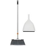 Slim Angle Broom with Dustpan with 