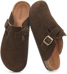 ZUSERIS Suede Clogs for Womens Mens