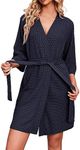 Ekouaer Robes for Women Waffle Knit