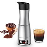 KreeySant Portable Coffee Maker 12V/24V Compact Espresso Machine for Driving Office Home 3-in-1 Multi-Function Coffee Maker with LED Screen Display Temperature