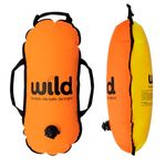 Dippy WILD Swimming Float | Swim Buoy | Tow Float for Open Water Swimming Float | Open Water Swimming Float | Swimming Buoy Open Water | Wild swimming Accessories | Swimmers, Triathletes