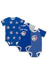 MLB 3-Pack Bodysuits-Royal Blue (6-9 Months)