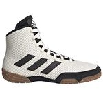 adidas Unisex-Child Tech Fall 2.0 Wrestling Shoe, Chalk White/Black/Gum 2, 3.5 Little Kid