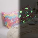 HOMBYS Glow in The Dark Body Pillow