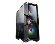 Cougar MX440-G RGB Powerful and Compact Mid-Tower Case with Tempered Glass Front & Side Panel , 3x ARGB Fans