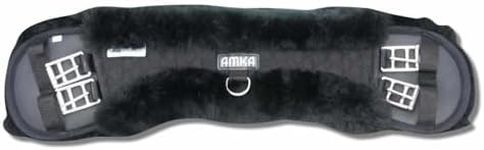 AMKA Saddle Girth Dressage Girth Made of Lambskin Anatomical Moon Girth