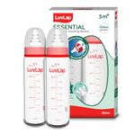LuvLap Essential Slim Neck Glass Feeding Bottle, 250ml, 3m+ / Infants/Toddler Upto 3 Years, Madeof Borosilicate Glass, BPA Free, Ergonomic Shape is Easy to Hold, with Anti Colic Nipple, Pack of 2