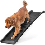 KCT Folding Dog Ramp Portable Pet Car Boot Steps - Non Slip Travel Foldable Lightweight 152cm Access Ladder for Cars Vans Trucks and SUVs