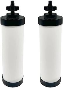 【Upgraded】Virego 2-9BB Series Filter, Ceramic Filter Silver Infused for Berkey 2-9BB Water Filter Replacement Compatible with Berkey Gravity Filtration System, Certified by NSF/ANSI 42 (Pack of 2)