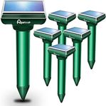 2024 Apello Mole Repellent Ultrasonic Vole Repellant Solar Gopher Repellent Chipmunk Deterrent Outdoor No Traps Killer Harm to Your Lawn Garden