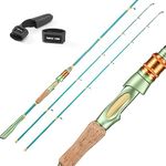 HAUT TON Macaroon-MC Spinning Rods,24Ton 6'0"IM6 Graphite Carbon Fiber Fishing Rods,Twin-Tip,Medium Rodpower,AVOCADO/GR&MANGO/YE Fishing Pole