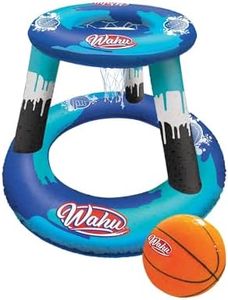 Wahu Pool Basketball 2.0 for Kids – Super-Sized 95 cm Inflatable Hoop for Splashy Slam Dunk Action – Fun Water Sports Game for Children and Families – Easy Setup for Pool Parties and Play