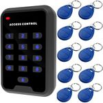 UHPPOTE 125KHz RFID Standalone Door Access Control Keypad Support 1000 Card Users + 10pcs Keyfobs