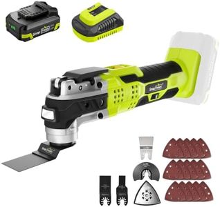 SnapFresh Cordless Oscillating Tool, 6 Variable Speed with 20 PCS Tool Kits