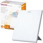 Beurer TL45 Perfect Day Daylight Therapy Lamp, Simulation of Daylight at 10,000 lux medically recognised to Ease Symptoms of SAD, 3 Functions to Regulate Day/Night Rhythm, Energise, Focus and Rest