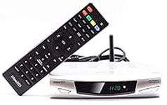 FULL HD Built in WiFi Freeview Set Top Box Receiver Digi Box Digital TV Terrestrial Tuner USB HD Recorder HDMI or SCART Connections (iView HD Silver) Wi-Fi inside