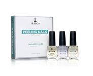 JESSICA Treatment Kit for Peeling Nails | 3-Step Nail Repair Kit for Peeling & Damaged Nails | Nourishing Nail Care Kit for Weak Nails | Complete Nail Care Solution & Specialised Nail Treatment Set