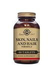 Solgar Skin Hair and Nails - 60 pack - Helps Build Collagen - With Zinc, Copper and Vitamin C - Vegan and Gluten Free , Packaging May Vary