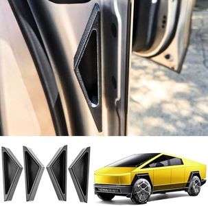 KSGMFED Fingerprint Resistant Door Handles Compatible with Tesla Cybertruck Accessories,4PCS Matte Black Door Handles for Cyber Truck Inner Door Accessories