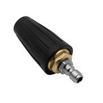 3000 PSI Rotating Turbo Nozzle Tips,1/4 Quick Connect Rotating Turbo Pressure Washer Nozzle for Cold Water Pressure Washers(030)