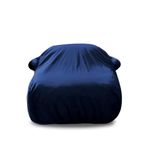 SKYCLUN Car Body Cover Made for Maruti Suzuki Swift Custom Fit Dust UV Heat Resistant for Indoor Outdoor SUV Protection (Blue with Mirror)