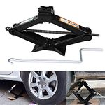 Scissor Jack fit for Travel Trailer/Truck/Honda Civic/Accord/CR-V/Element/Odyssey/Pilot, 2 Ton (4400 lb) Car Jack Kit, 4inch to 15inch Height Range Automotive Lifting Jack