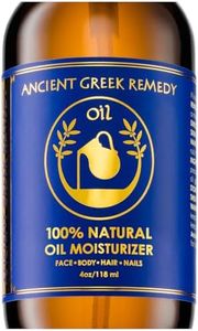 Ancient Greek Remedy Organic Face and Body Oil for Dry Skin, Hair, Hands, Cuticles and Nails Care. Olive, Lavender, Almond, Vitamin E and Grapeseed Oils. Natural Moisturizer for Women, Men 4oz