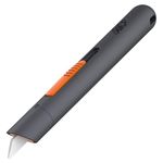 Slice 10513 Pen Cutter, 3-Position Manual, Stays Sharp Upto 10x Longer Than Steel Blades, Dark Grey