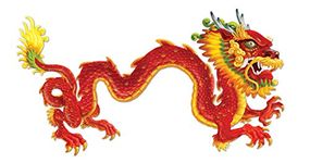 Beistle 57782 Jointed Dragon, 6-Feet