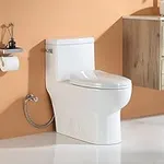 HOROW HR-ST076W Elongated Toilet wi