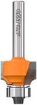 CMT 838.190.11 Roundover Bit, 1/4-Inch Shank, 1/8-Inch Radius, Carbide-Tipped