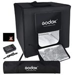 GODOX LSD80 LED Mini Photography Studio Tent 80 x 80 x 80cm Double LED Light Boards Studio Box for Photography Shooting(40W Power、10000~11000 Lumen、5800K±200K Color Temperature) (LSD80)