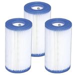 Intex Swimming Pool Easy Set Type A Replacement Filter Pump Cartridge (3 Pack)