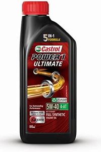 Castrol POWER1 ULTIMATE 5W-40 4T Full Synthetic Engine Oil for Scooters 800ML