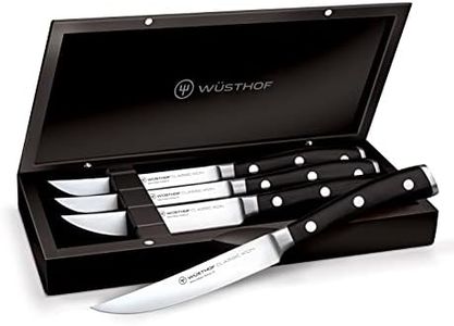 WÜSTHOF Classic IKON 4-Piece Carbon Steak Knife Set