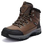 Lamincoa Mens Snow Boots Water Resistant Hiking Boots for Men Non-slip Winter Outdoor Warm Comfort Camping Backpacking Shoe