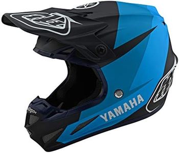 Troy Lee Designs Adult | Offroad | Motocross | SE4 Yamaha L4 Composite Helmet (Navy/Blue, LG)