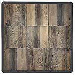 Nicoman Portable Dance Floor Tiles|Tap Dancing, Jazz, Ballet, Irish Dance|Easy to Assemble|9 Tiles (36″x36″) - Oak Wood effect