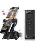 JIMZOO Remote Control for TikTok, Page Turner for Kindle App, Bluetooth Camera Video Recording Remote, Scrolling Remote for TikTok with Magnetic Storage Phone Holder for iOS/Android/iPad/iPhone-Black