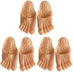 ABOOFAN Funny Feet Slippers 3 Pack 