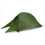 Naturehike Cloud up 1 Person Backpacking Tent Lightweight Camping Hiking Dome Tent for 1 Man Forest Green 20D