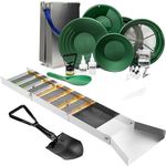 ASR Outdoor Complete Sluice Box Gold Panning Kit with 1/2 Classifier Prospecting Equipment 21pc