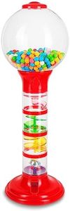 22 Inch Twister Gumball Machine - Includes 110g of Gumballs | Height-Adjustable Stand | No Coins Required | Mesmerising Gumball Dispensing | Sturdy Robust Plastic | Ideal for Kids 3+